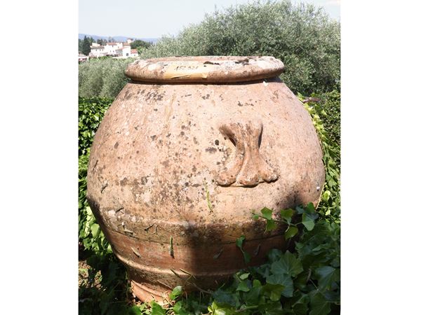 Large terracotta jar