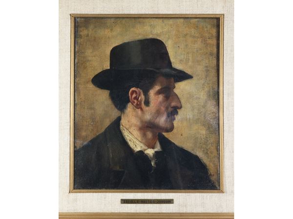 Scuola spagnola dell'inizio del XX secolo - Male portrait 1906