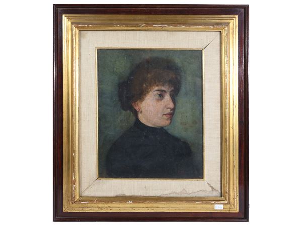 Plinio Nomellini - Female portrait