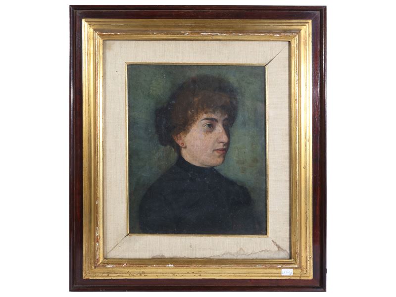 Plinio Nomellini - Ritratto Femminile