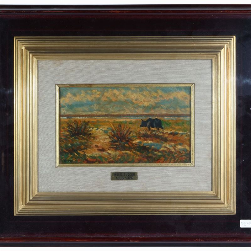 Mario Puccini - Paesaggio Campestre