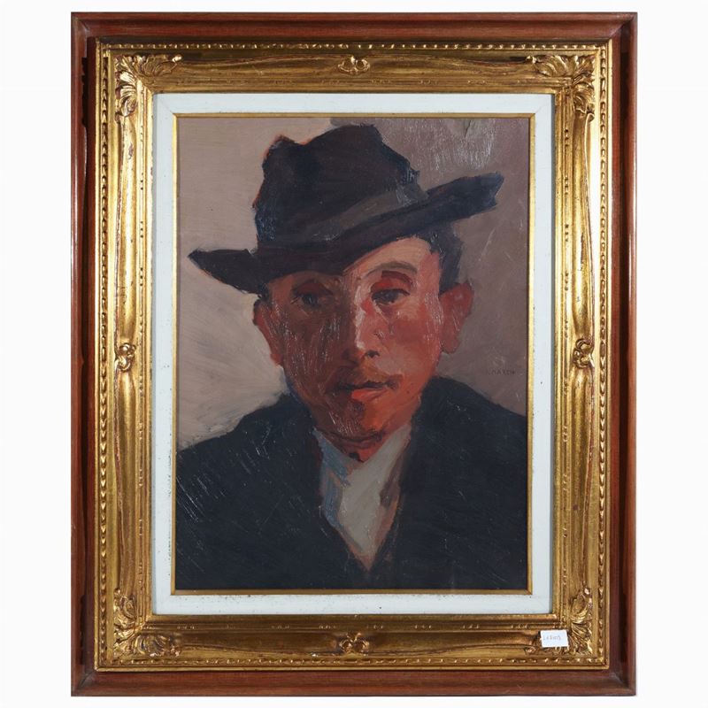 Giovanni March - Ritratto di Uomo con Capello