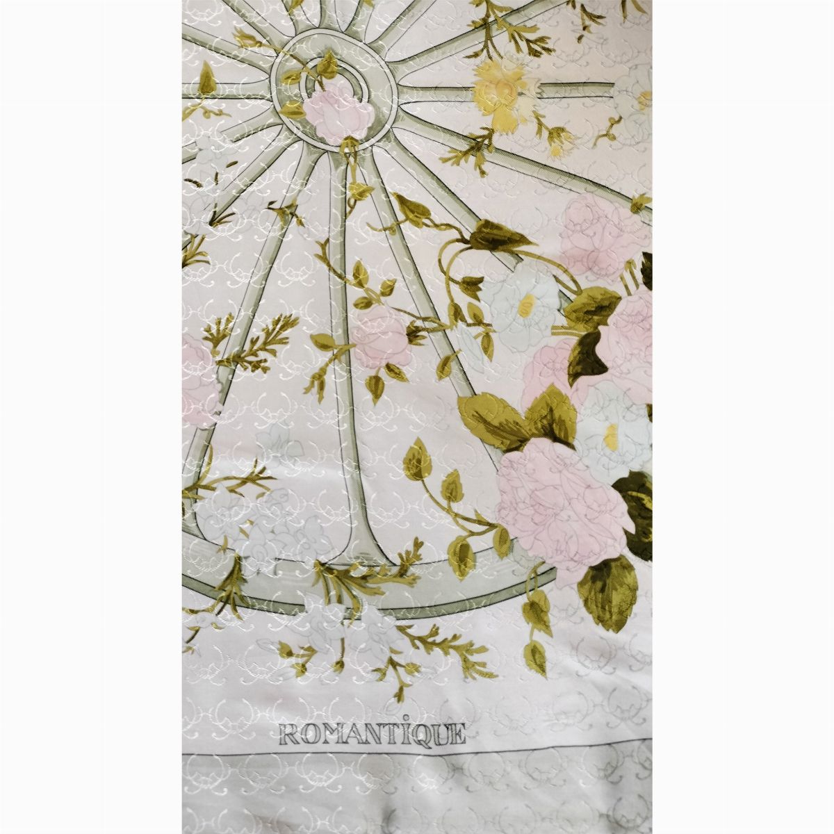 Hermès "Romantique", Foulard in seta jaquard, Maurice Tranchant