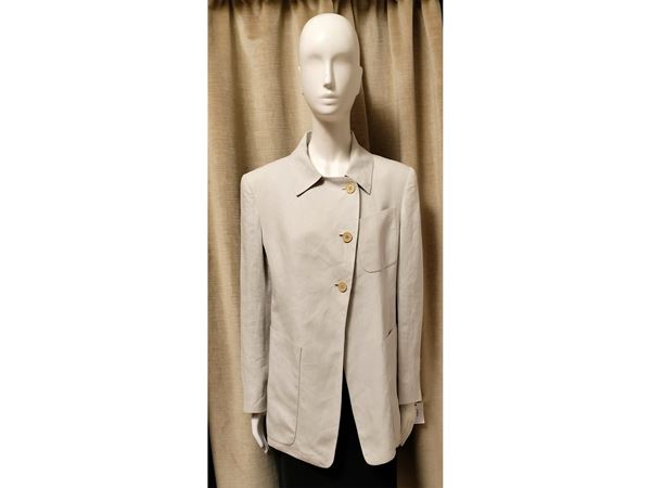 Hermès, Ice-colored linen jacket