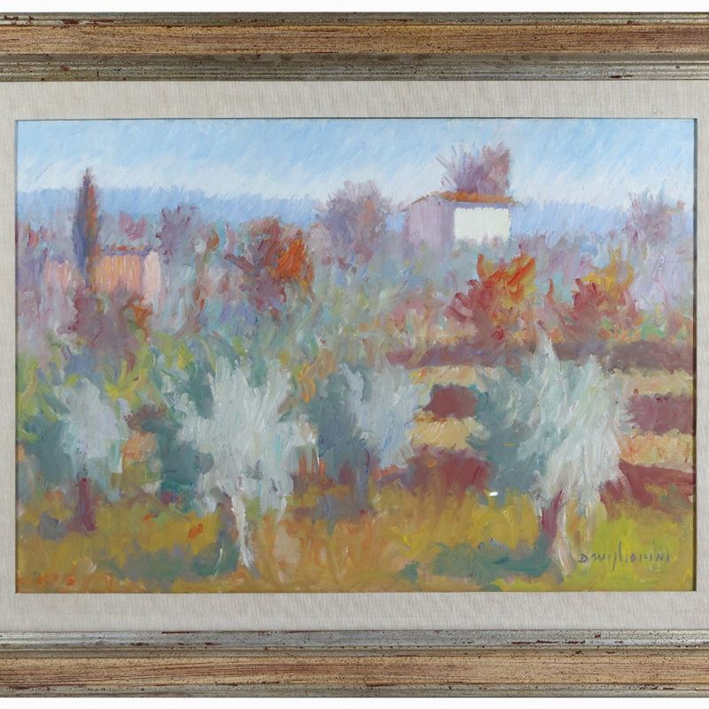 Dino Migliorini - Paesaggio con Alberi