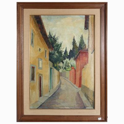 Omaggio a Rosai (casa di Ottone Rosai in Via S. Leonardo) 1964