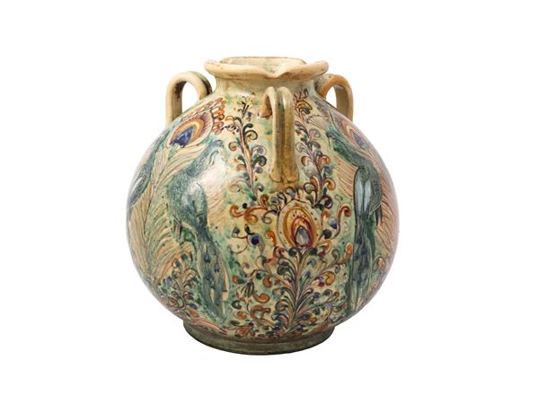 Glazed terracotta vase, Giotto Giannoni