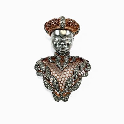 La Pagoda, Pendente a Forma di Moretto in Argento