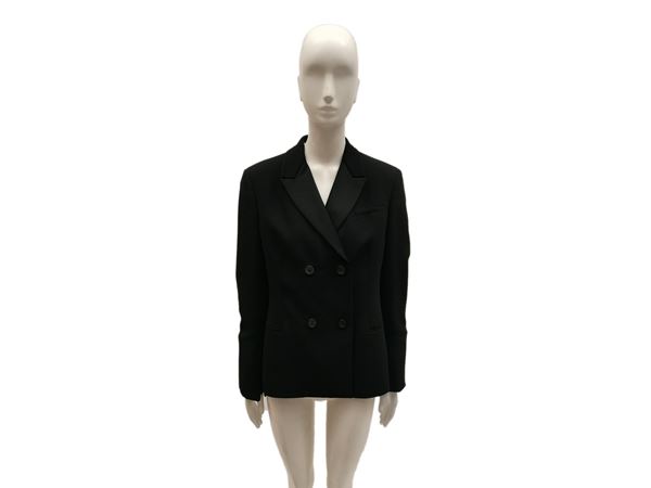 Gianni Versace, Suit in black wool fabric