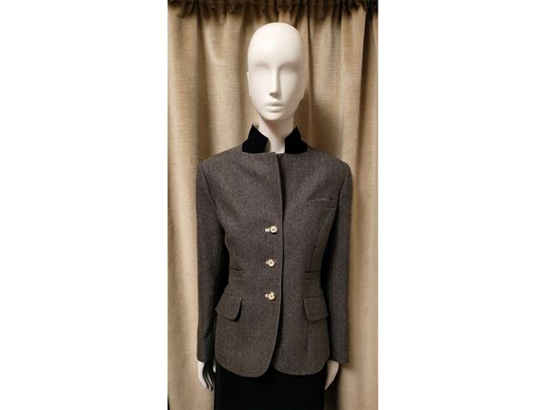 Stajan, Tyrolean jacket in herringbone wool fabric  - Auction Vintagemania - Maison Bibelot - Casa d'Aste Firenze - Milano