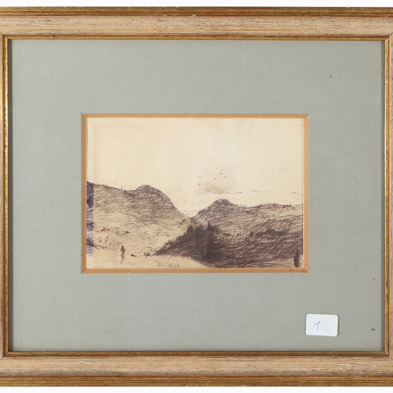 Nino Tirinnanzi - Paesaggio 1957