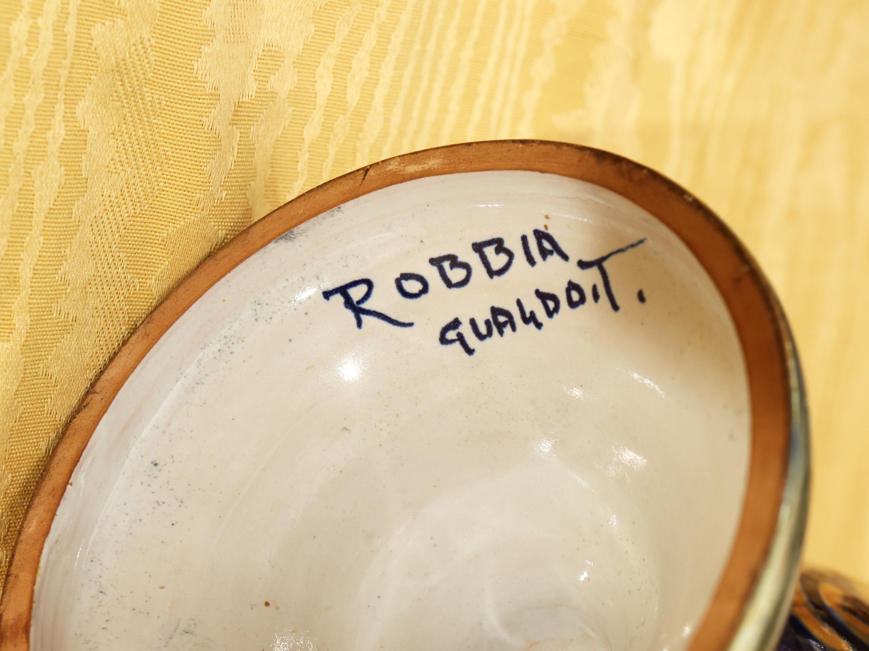 Vaso Ad Anfora in Terracotta Smaltata a Lustro, Gualdo Tadino