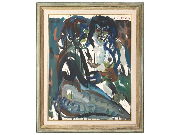 Silvio Loffredo : Two female nudes 1969  - Auction Modern and Contemporary Art - Maison Bibelot - Casa d'Aste Firenze - Milano