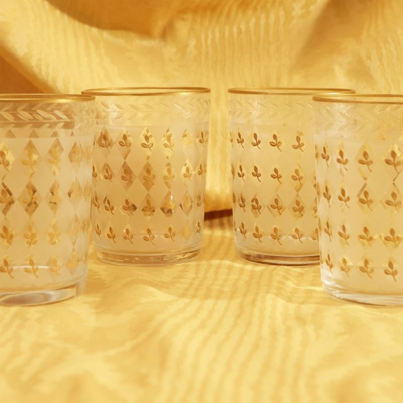 Serie di Sei Bicchieri in Cristallo