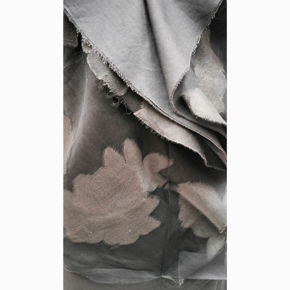 Comme des Garcons, Vestito lungo in seta e cotone