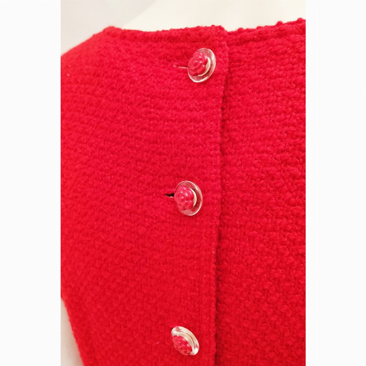 Chanel, Composé in tessuto di lana rosso