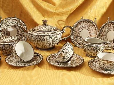 Servizio da Té in Porcellana, Bavaria