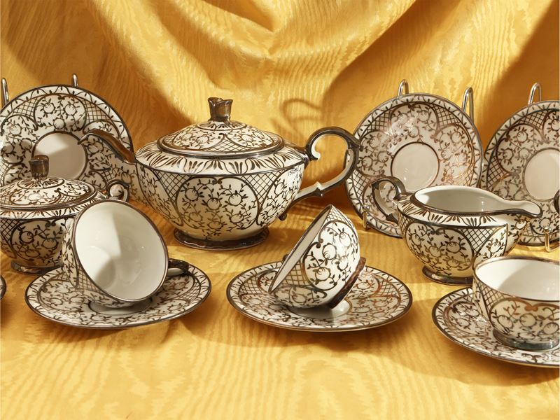 Servizio da Té in Porcellana, Bavaria