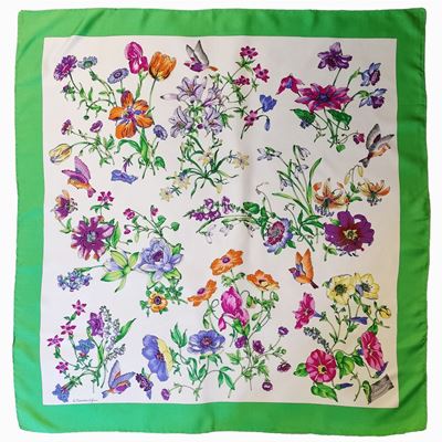 Gucci, 'la Primavera di Gucci', Foulard in Seta
