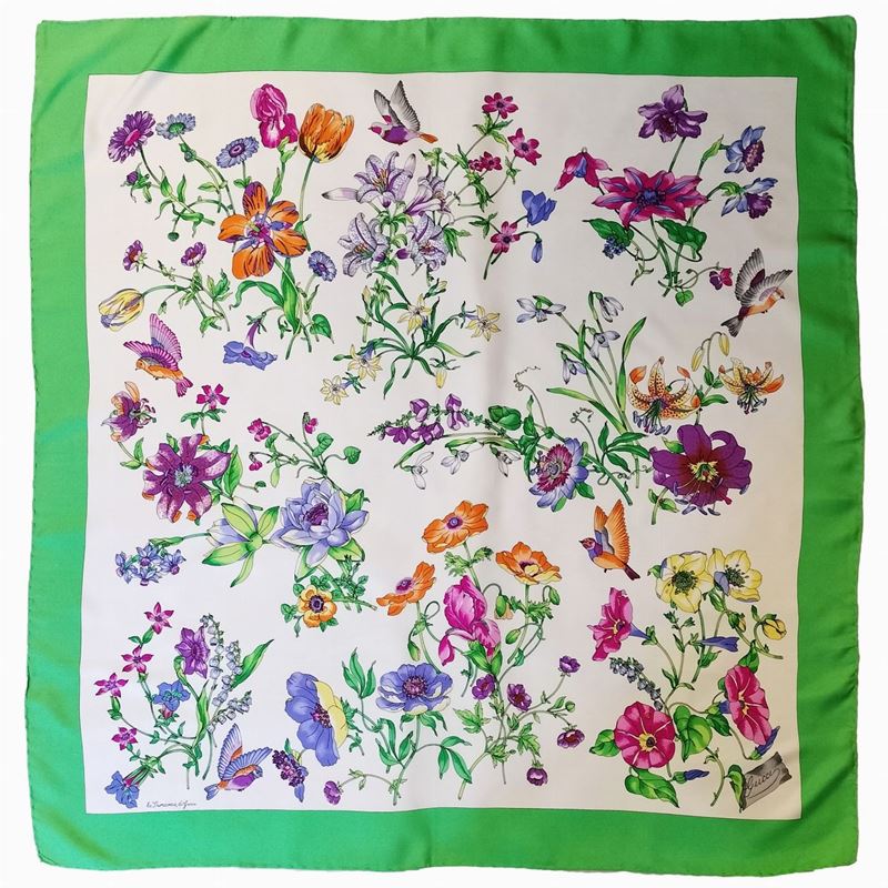 Gucci, 'la Primavera di Gucci', Foulard in Seta