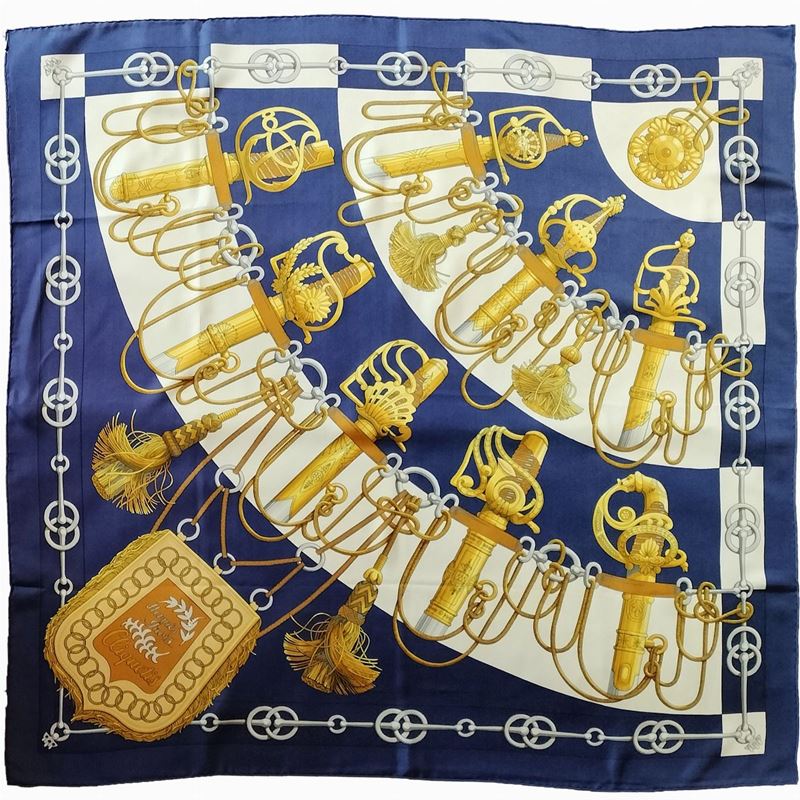 Hermes, 'Cliquetis', Foulard in seta, Julia Abadie