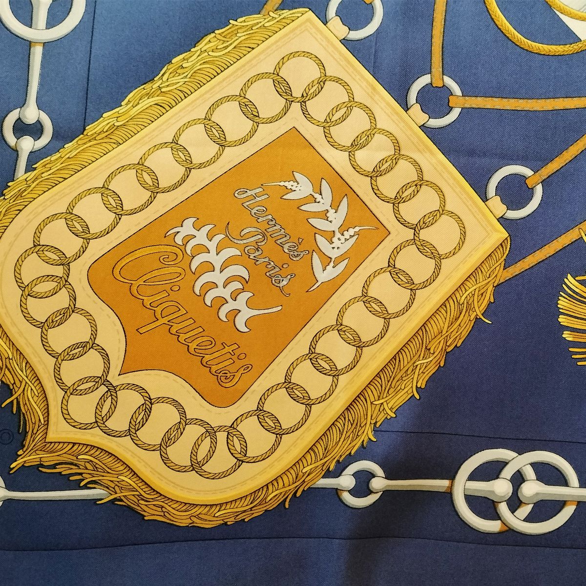 Hermes, 'Cliquetis', Foulard in seta, Julia Abadie