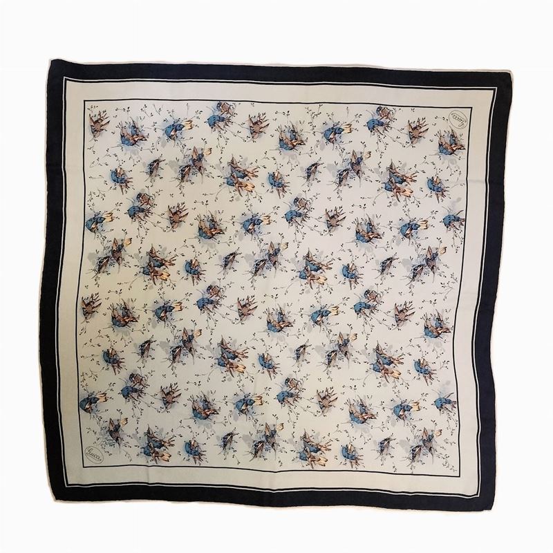 Gucci, Due Foulard in Seta