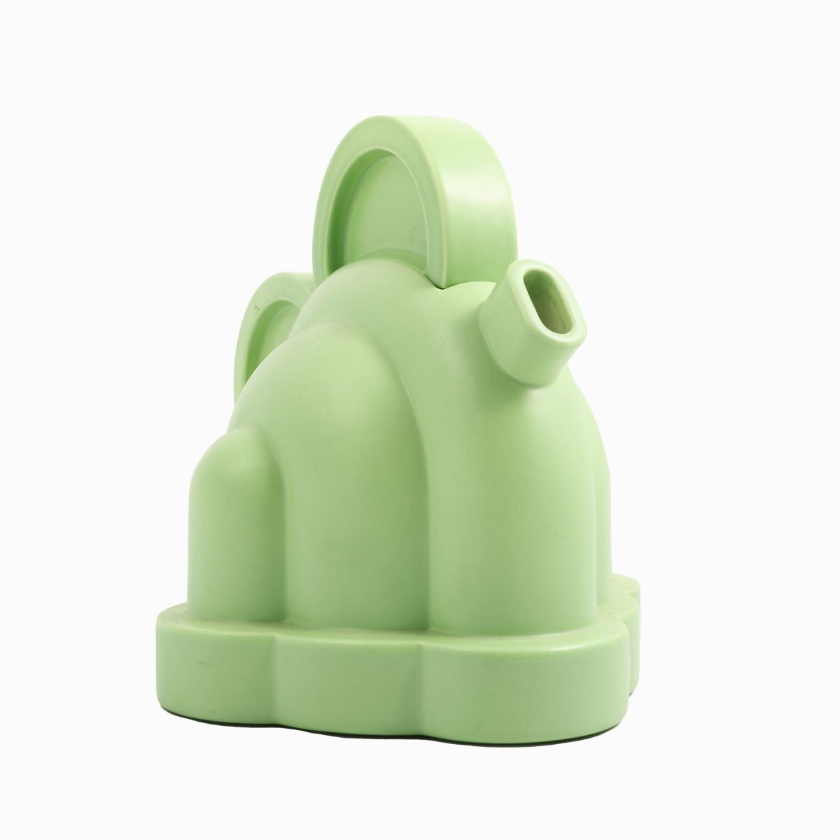 Teiera Basilico in ceramica, produzione Alessio Sarri 1990