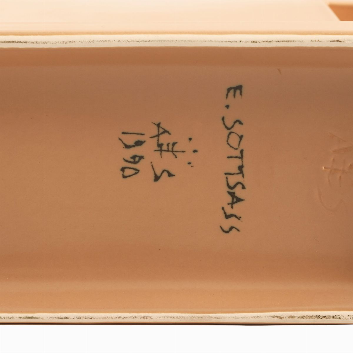 Teiera Cinnamon in ceramica, produzione Alessio Sarri 1990