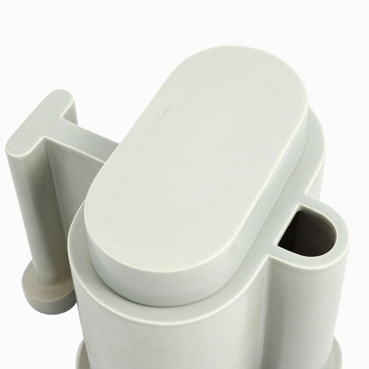 Teiera Pepper in ceramica, produzione Alessio Sarri 1990