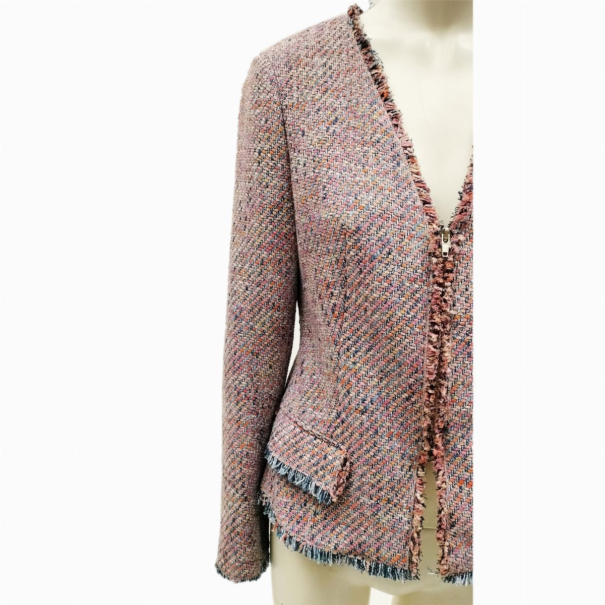 Etro, Giacca in tela di cotone lilla