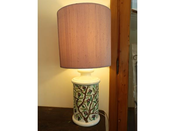 Pair of large ceramic table lights