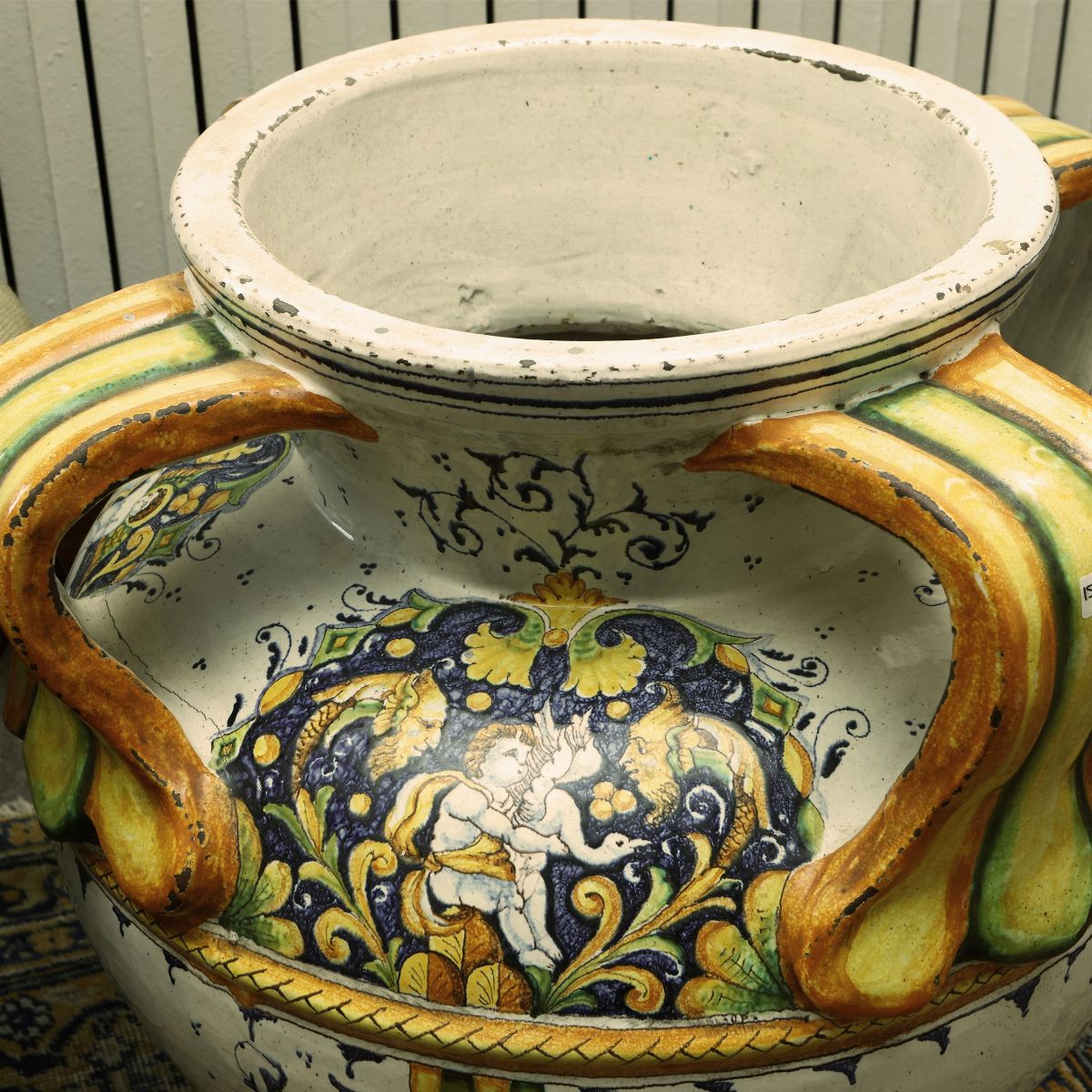 Grande Vaso in Terracotta Smaltata