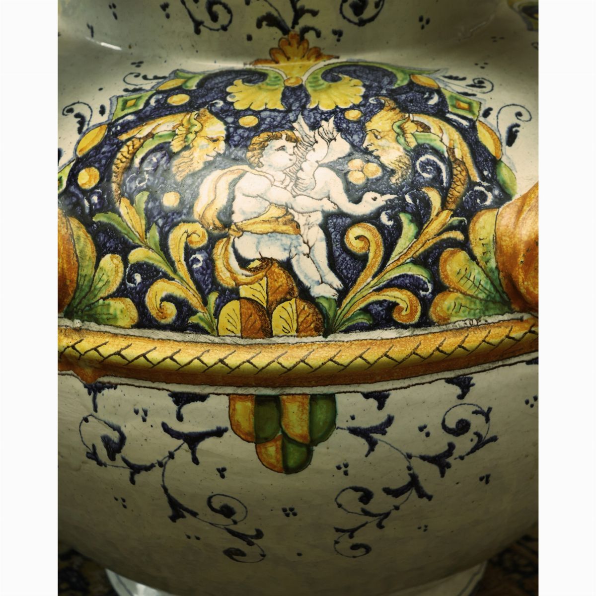 Grande Vaso in Terracotta Smaltata