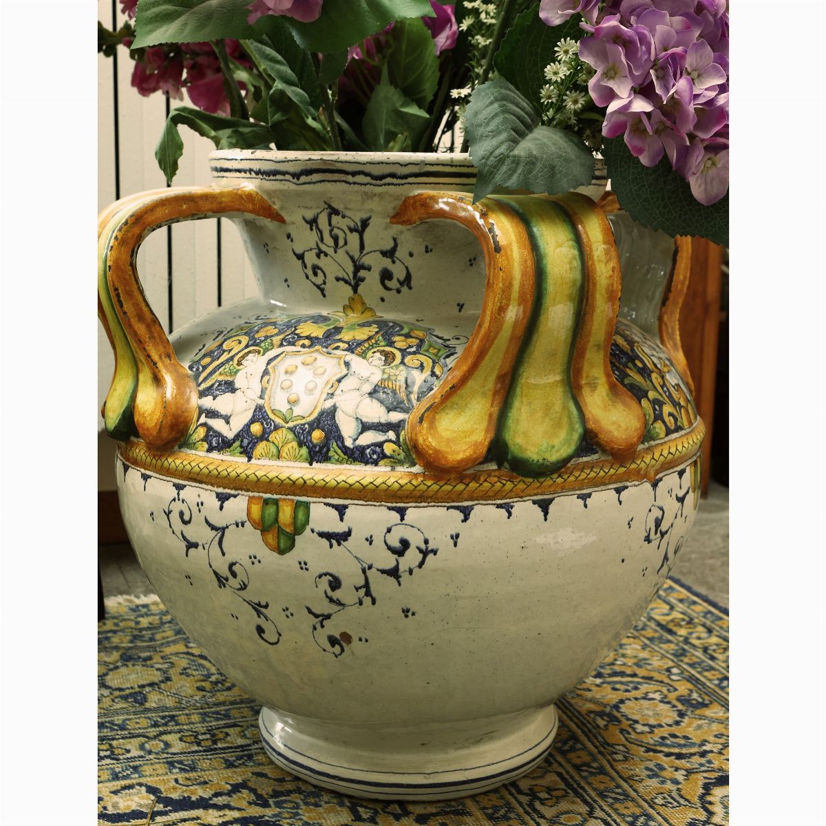 Grande Vaso in Terracotta Smaltata