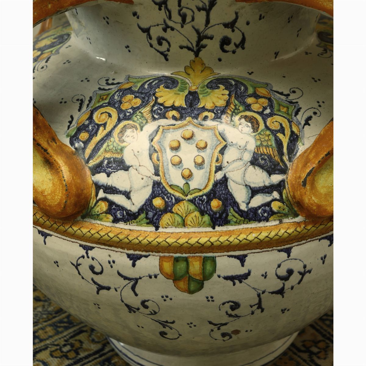 Grande Vaso in Terracotta Smaltata