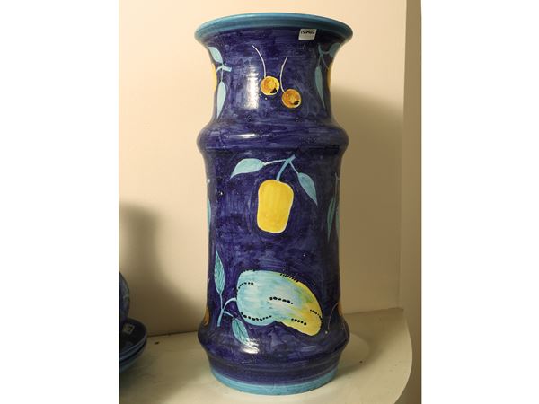 Grande vaso in terracotta smaltata  - Asta L'arte di arredare - Maison Bibelot - Casa d'Aste Firenze - Milano