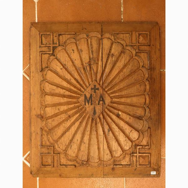 Basorilievo in legno tenero