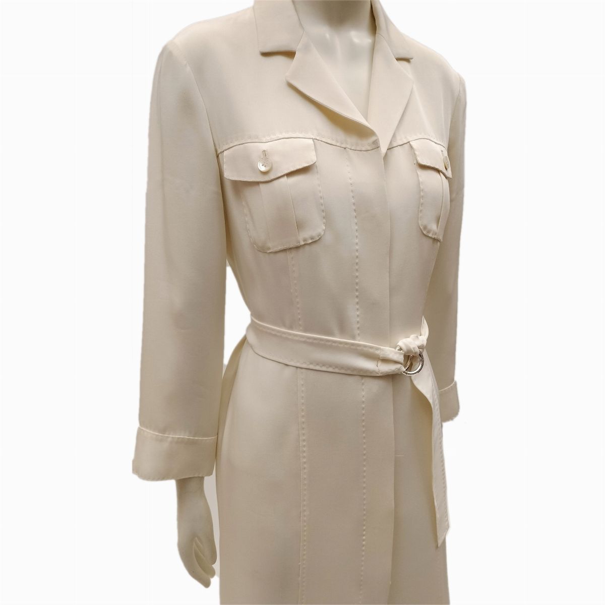 Agnona, Chemisier bianco avorio