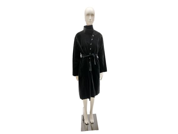 Ungaro Parallele Paris, Black velvet coat