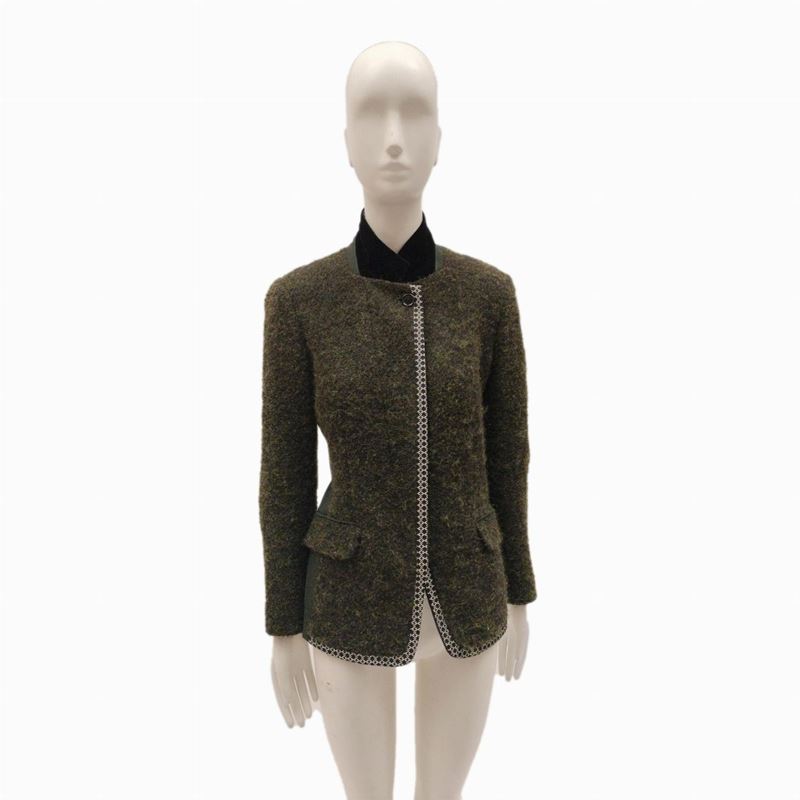 Etro, Giacchina di gusto tirolese in lana cotta