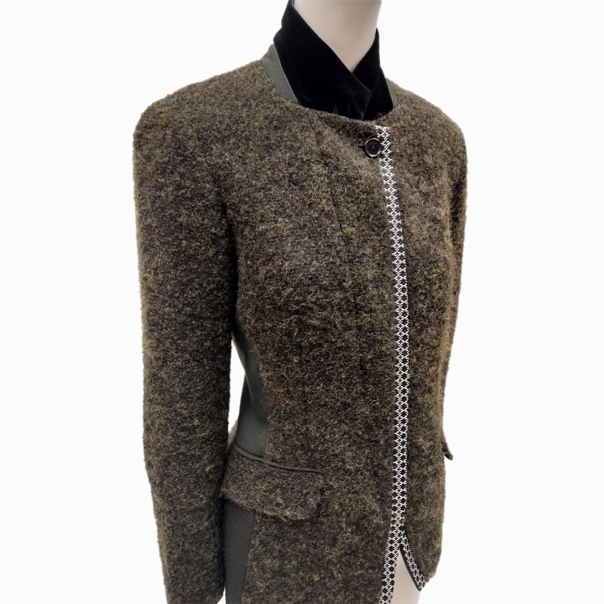 Etro, Giacchina di gusto tirolese in lana cotta