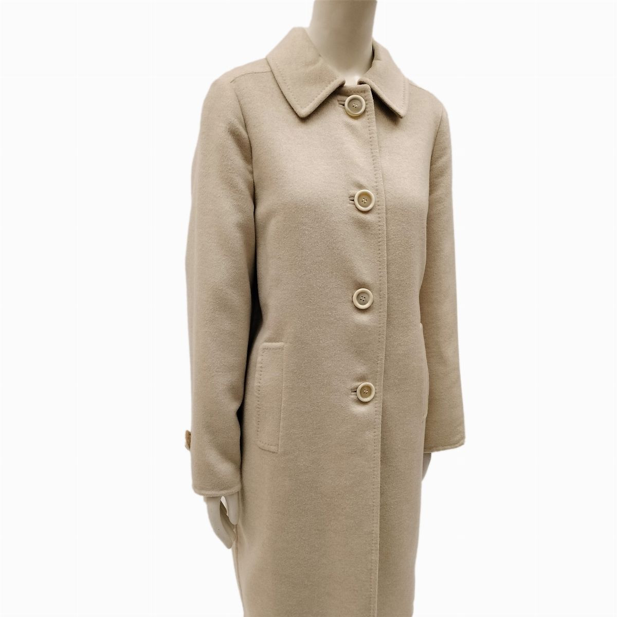 Loro Piana, Cappotto in cachemire panna