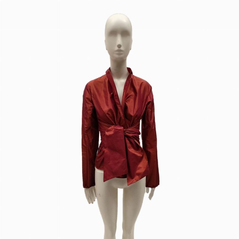 Etro, Blouse in seta cangiante