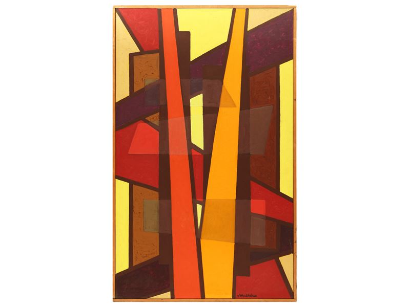 Osvaldo Medici del Vascello - Struttura in Rosso e Bruno 1961