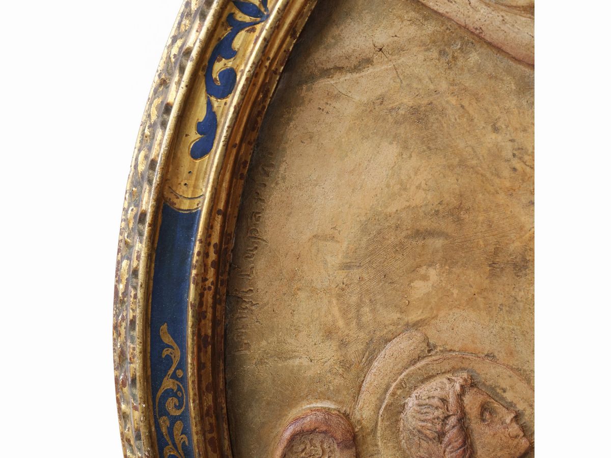 Luigi Luparini - Bassorilievo Circolare in Terracotta