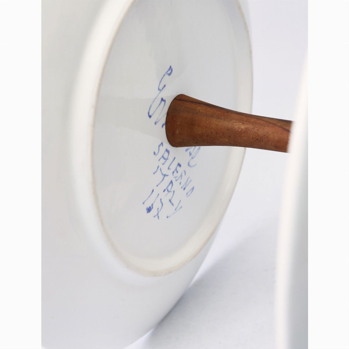 Alzatina in Ceramica e Mogano, Ernestine