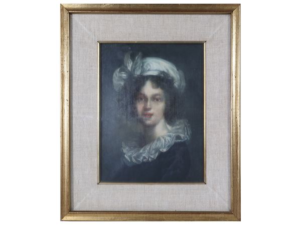 Self-portrait, after Elisabeth Vigée Le Brun  (20th century)  - Auction The art of furnishing - Maison Bibelot - Casa d'Aste Firenze - Milano