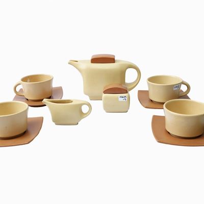 Servizio da Tè in Ceramica, Cesare Sartori, Nove Ceramiche