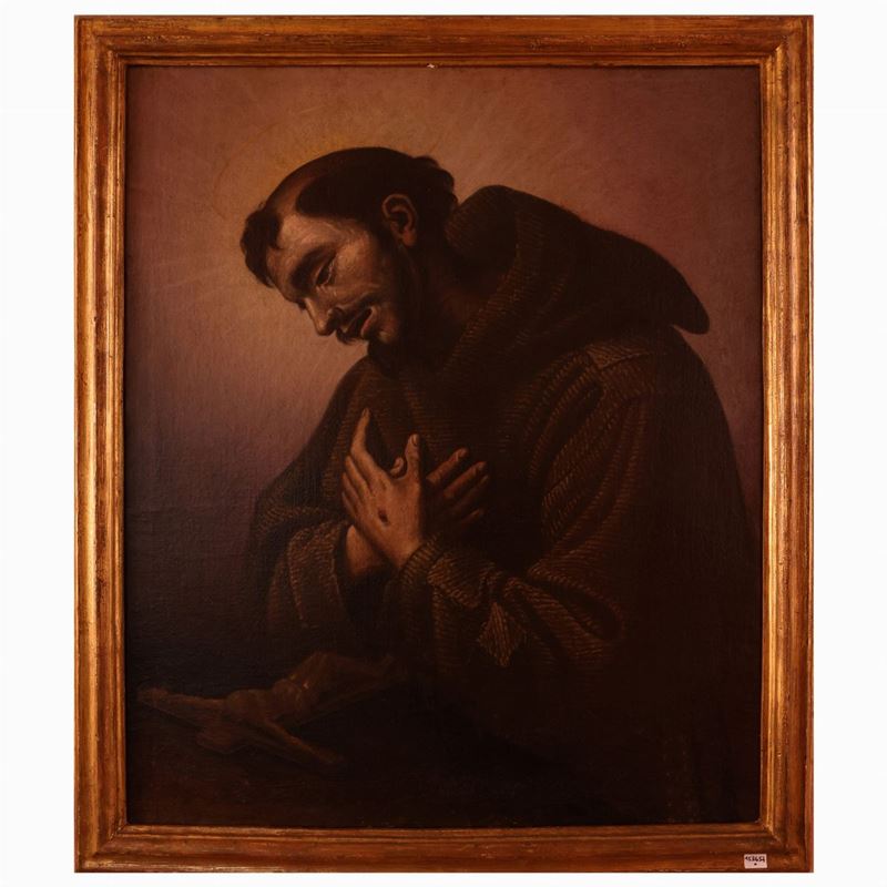Seguace di Ludovico Cardi Detto Cigoli - San Francesco in Preghiera